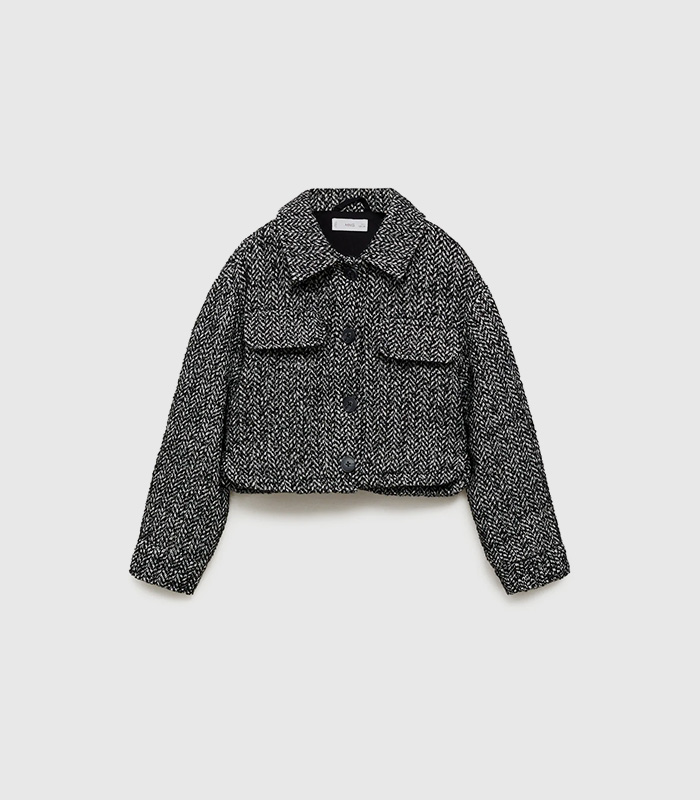 herringbone-crop-jacket.jpeg Herringbone crop jacket - Image 1